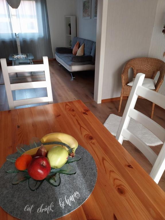 Posezení v ubytování Ferienwohnung Manta