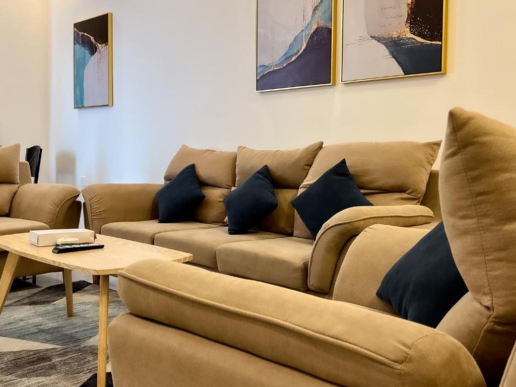 Posezení v ubytování Daar AL Maqam Suites Apartments Salalah