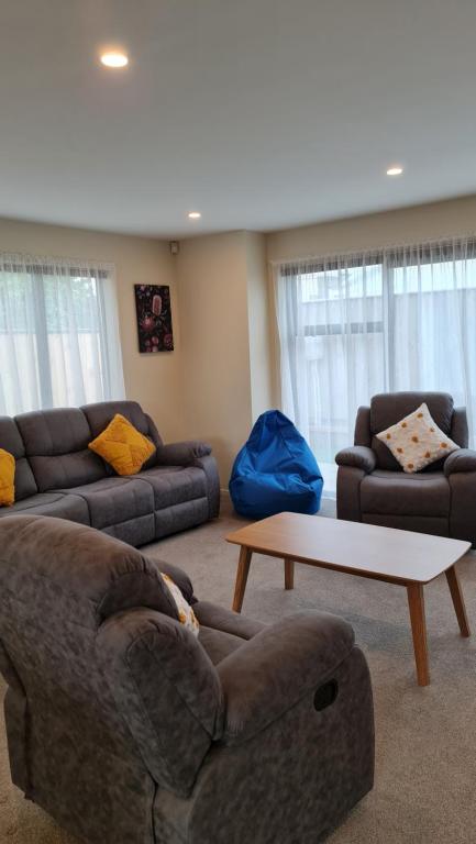 Posezení v ubytování 3 bedroom home away from home in Palmerston North