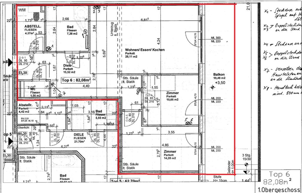 Plán poschodí v ubytovaní Appartement Traumblick by Schladming-Appartements