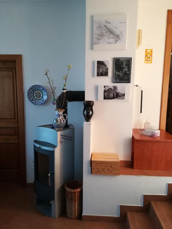Kuchyň nebo kuchyňský kout v ubytování Ubytování u Křížů