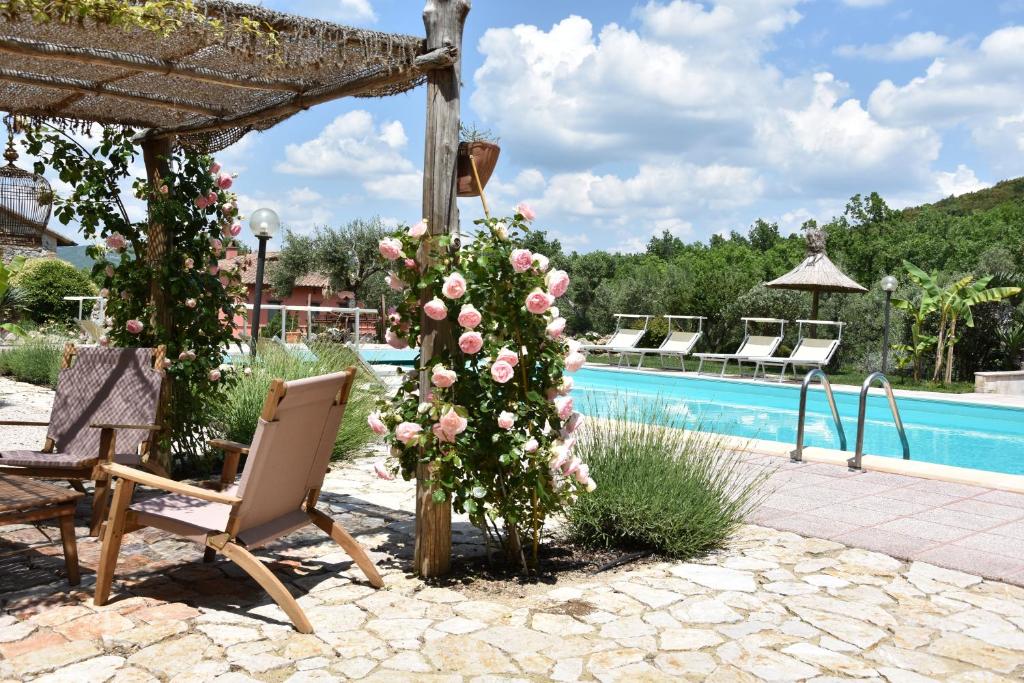 Bazén v ubytování Le case di Lisetta Holiday homes nebo v jeho okolí