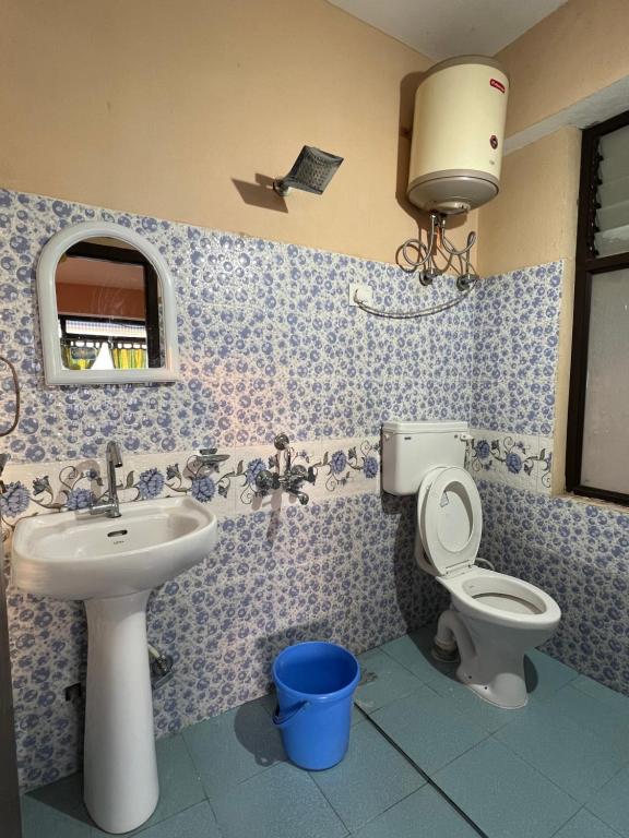 Koupelna v ubytování Hangkhim Homestay