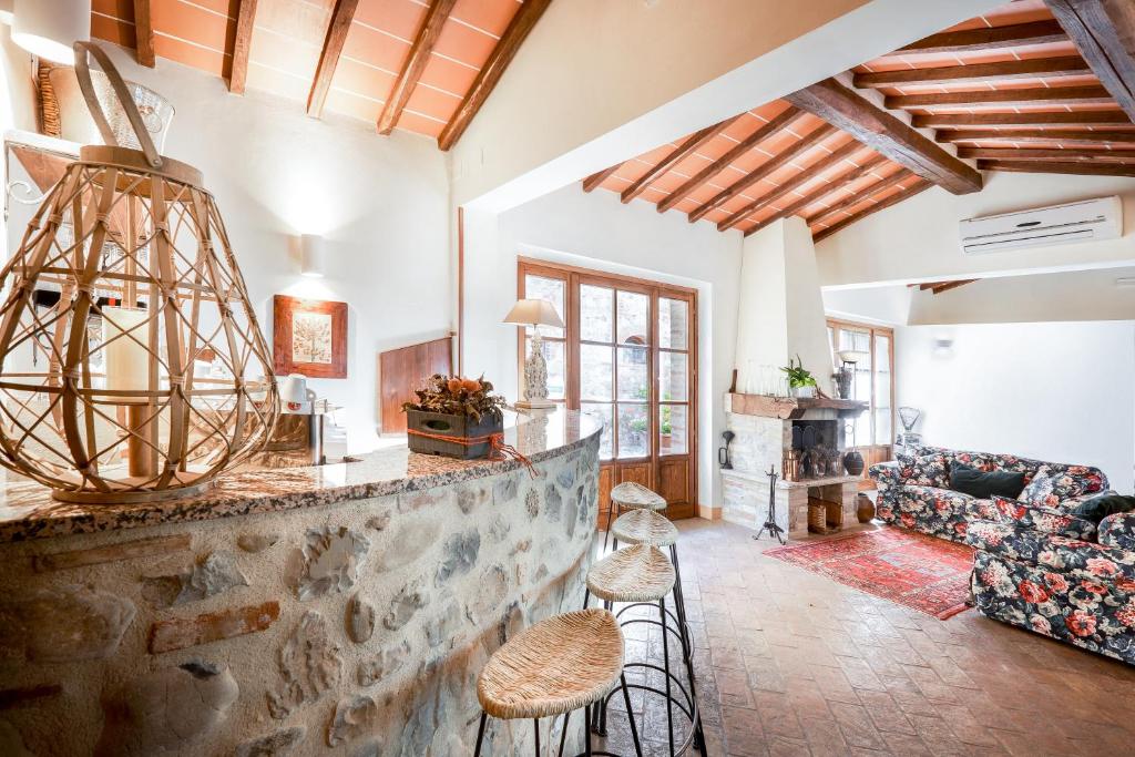 Posezení v ubytování Agriturismo Podere Casato