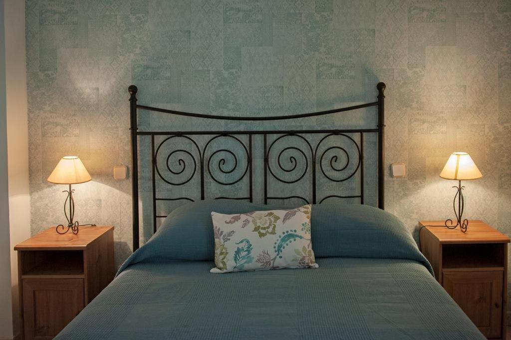 Ένα ή περισσότερα κρεβάτια σε δωμάτιο στο El puntazo del Tajo