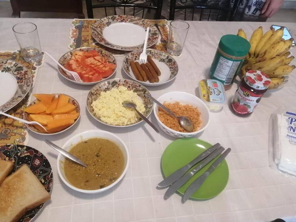 Jídlo v ubytování v soukromí nebo okolí