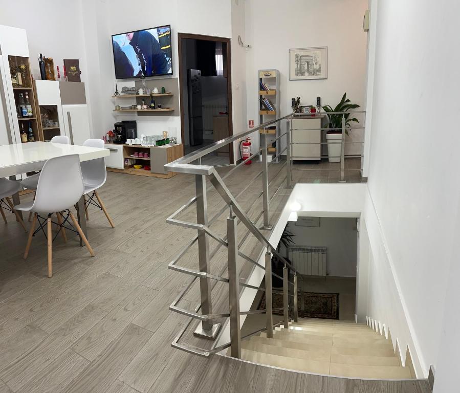 Kuchyň nebo kuchyňský kout v ubytování Gemasoti House
