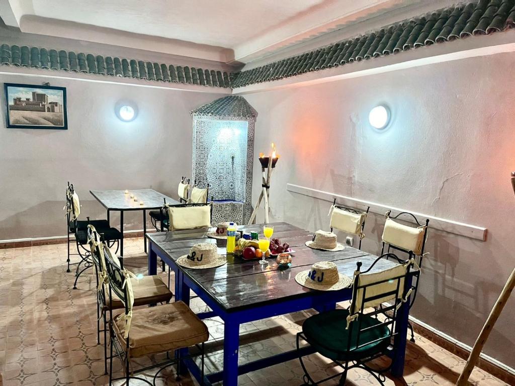 Posezení v ubytování RIAD TENDANCE IN MARRAKECH