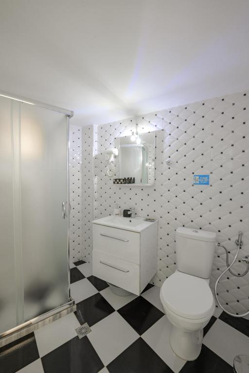 Vannituba majutusasutuses Hotel Angjelo