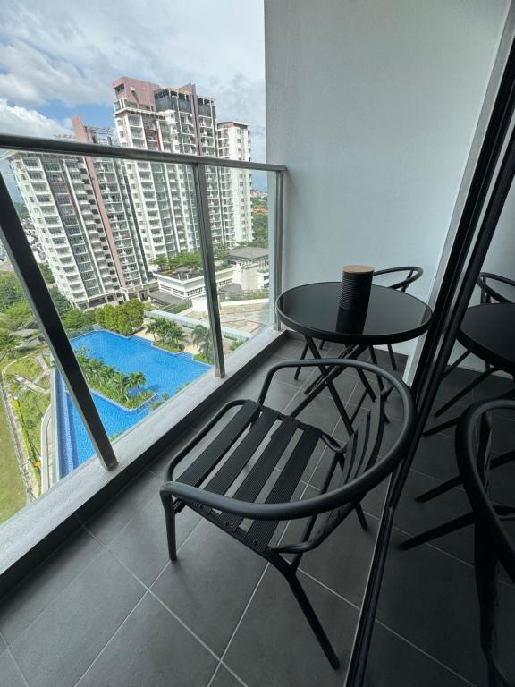 Balkón nebo terasa v ubytování CT View Homestay by Ifaizal, Presint 15 Putrajaya