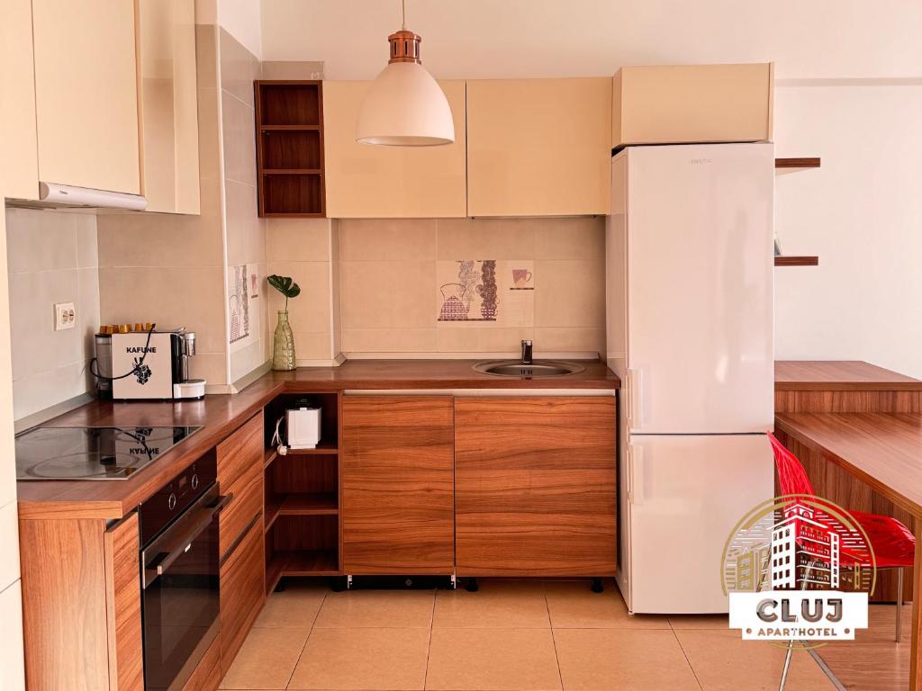 Cluj ApartHotel - VIVA CITY - - Deluxe One-Bedroom Apartment With City View