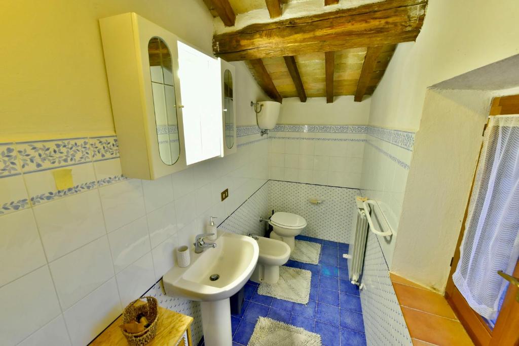 Koupelna v ubytování Agriturismo Corvaia