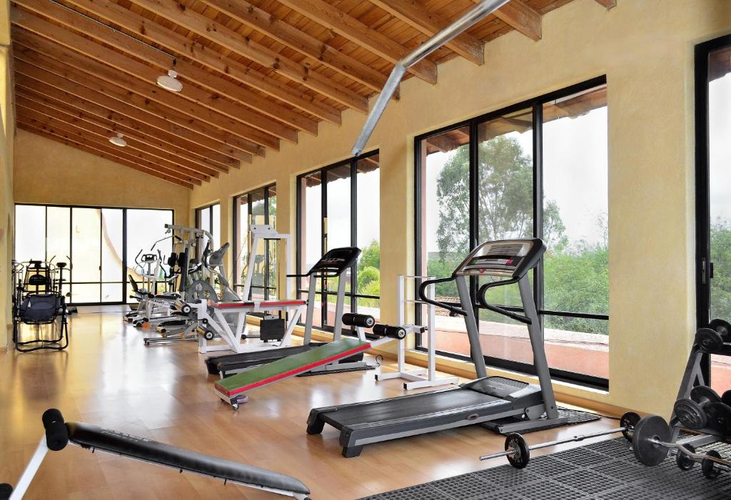 Fitness centrum a/nebo fitness zařízení v ubytování Rancho Labradores
