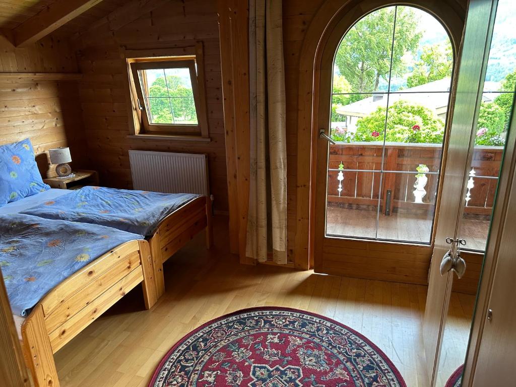 Postel nebo postele na pokoji v ubytování Ferienwohnung Volgger