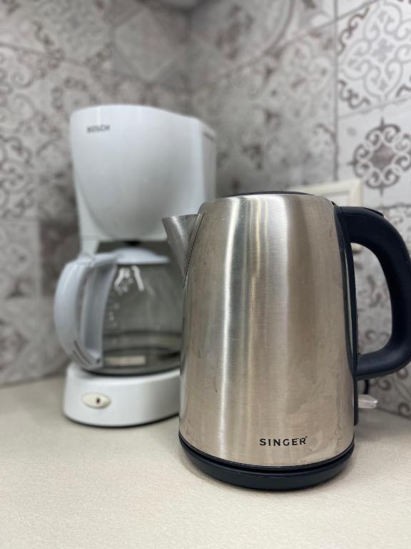 Coffee and tea making facilities at Cozy apartment ideally located city center and Megaron Moussikis metro station