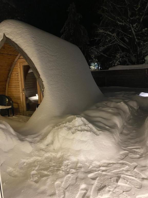 FeWo Waldsee mit Pool und Sauna inklusive v zimě