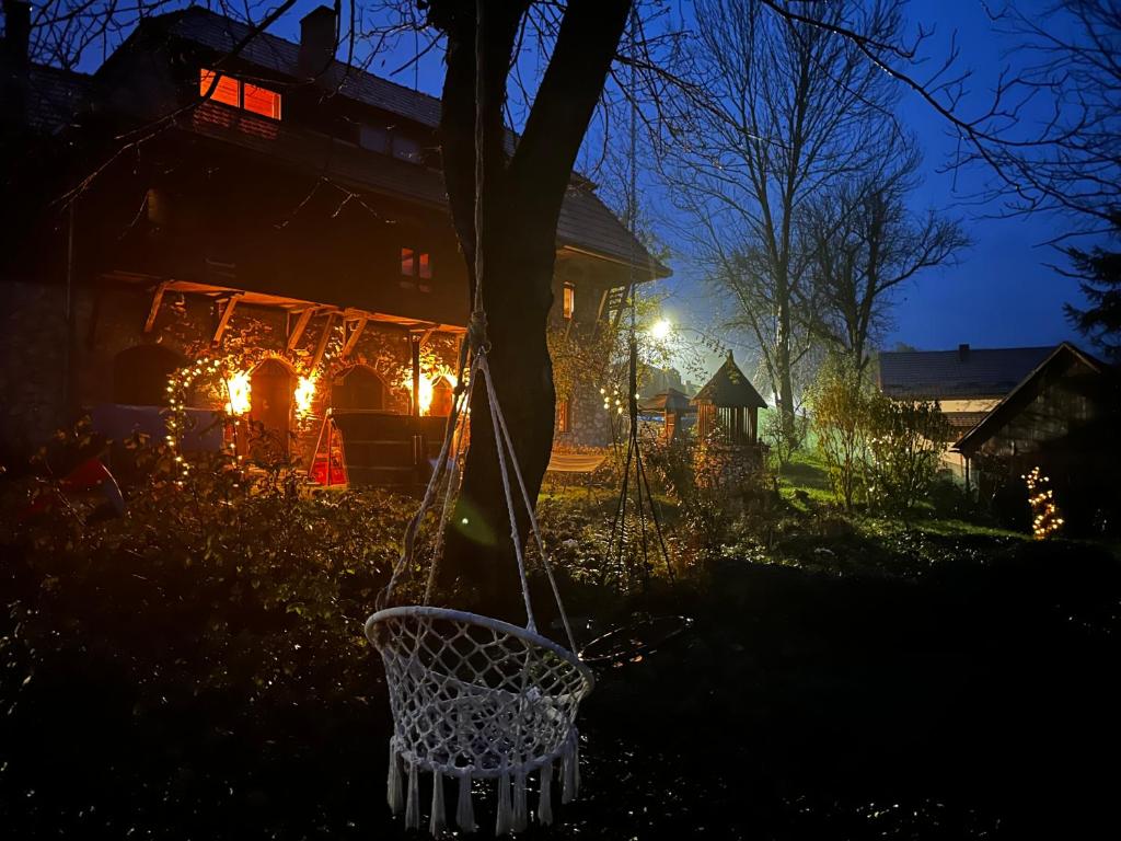 Zahrada ubytování LaConac Lupsa