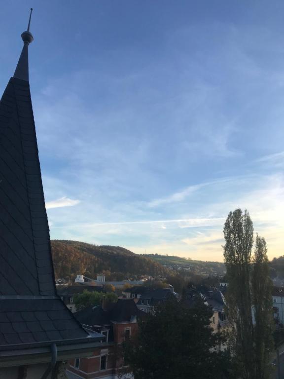 a view from the roof of a building at Ferienwohnung Villa Grützner in Freital