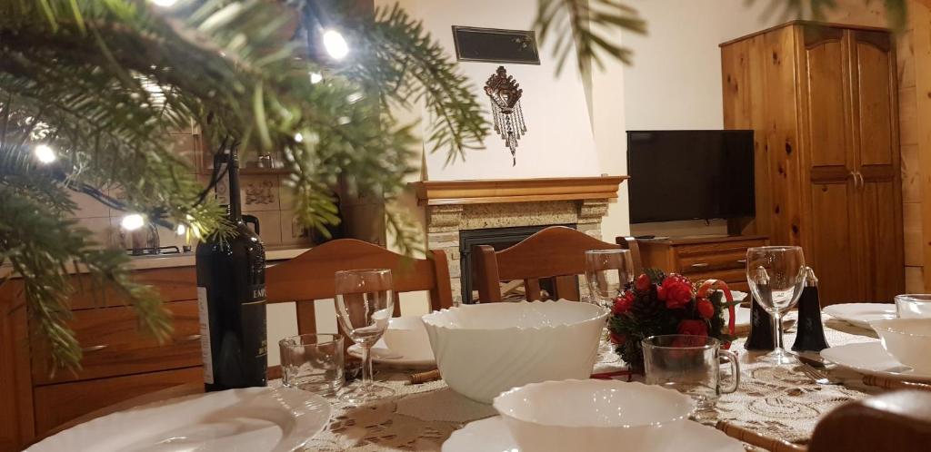 Nápoje v ubytovaní Domek z kominkiem Pod Limbą