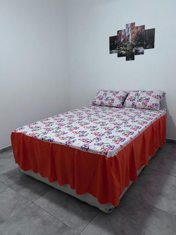 Postel nebo postele na pokoji v ubytování Bela vista- Marília