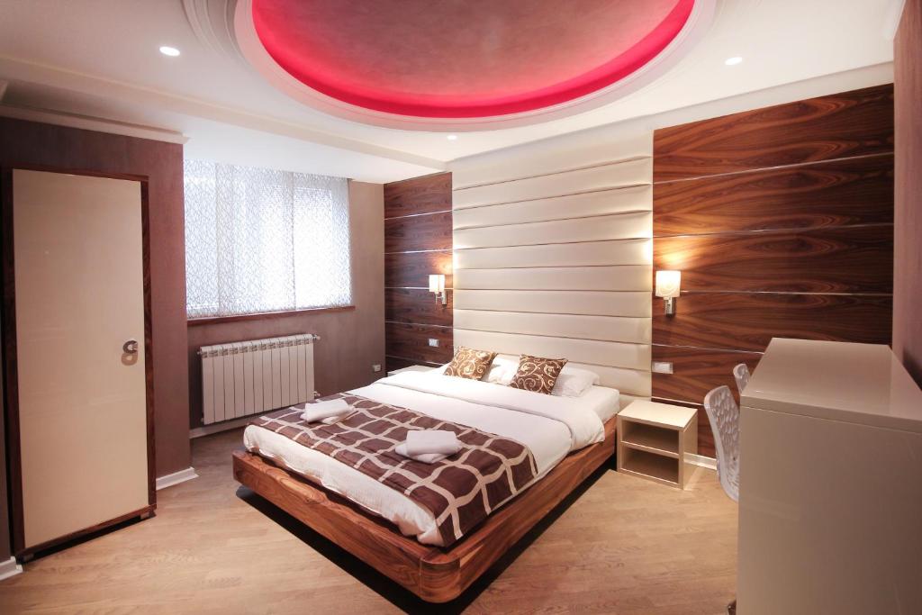 Letto o letti in una camera di Apartments Belgrade