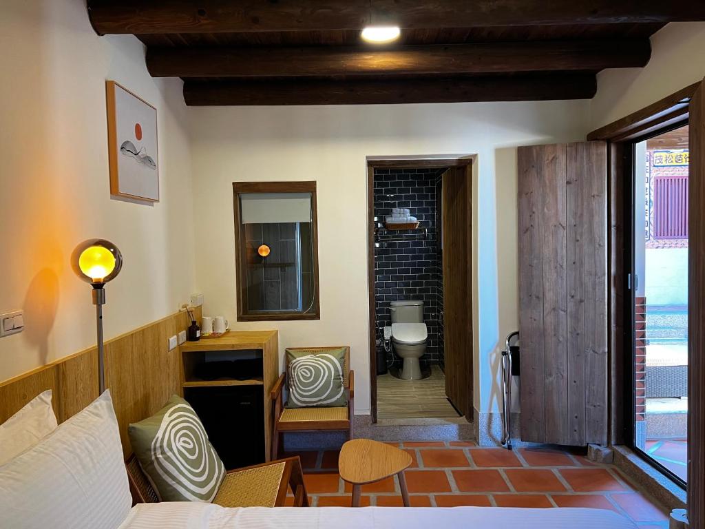 Posezení v ubytování 金門悠哉悠古厝民宿 Yozaiyo39 B&B