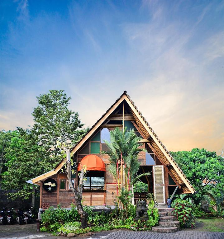 Zahrada ubytování Kebun Hanoman Villa