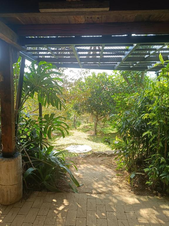 Zahrada ubytování Kebun Hanoman Villa