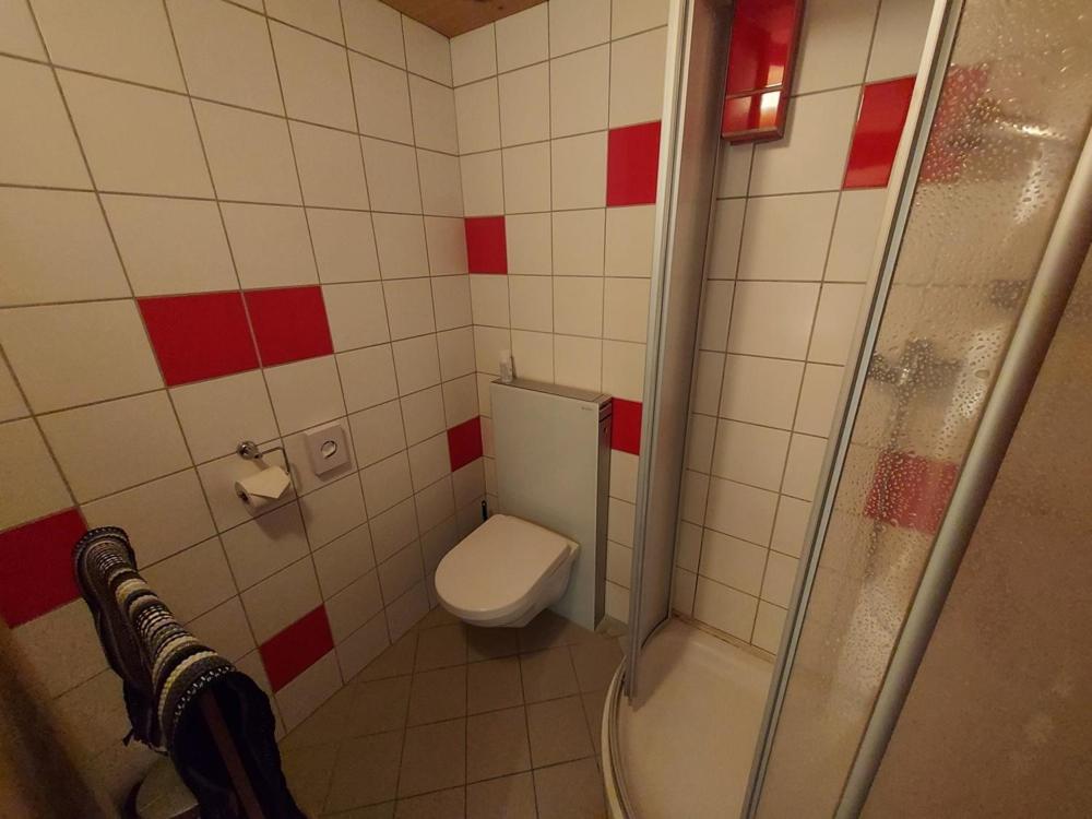 Koupelna v ubytování Gîte du Prilet