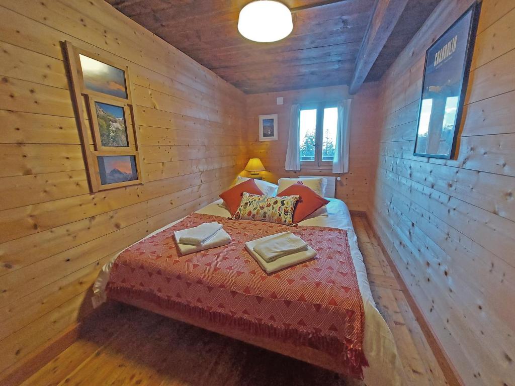 Postel nebo postele na pokoji v ubytování Gîte du Prilet