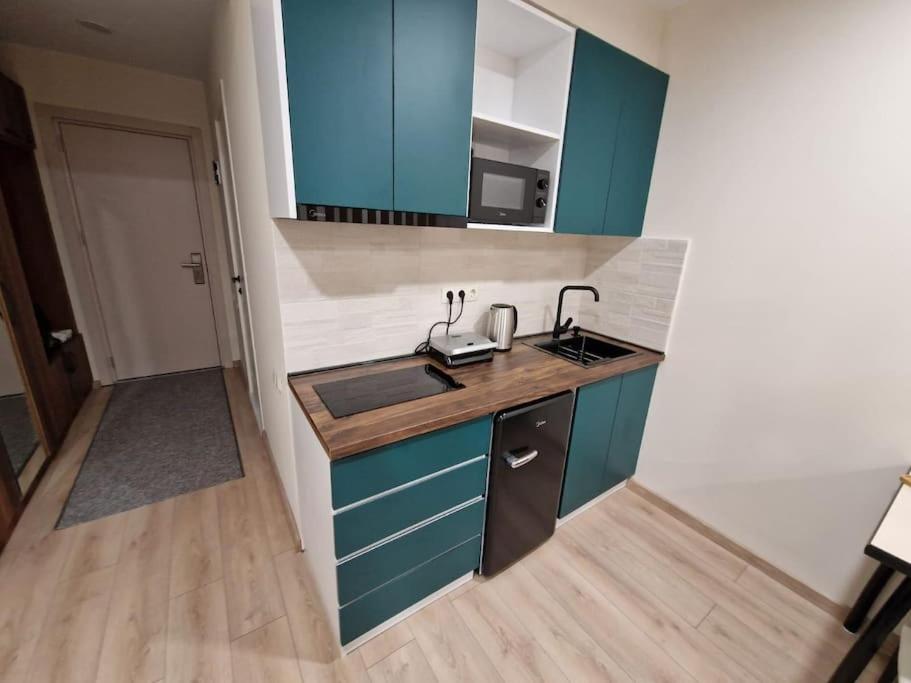 Kuchyň nebo kuchyňský kout v ubytování Cozy House New Gudauri