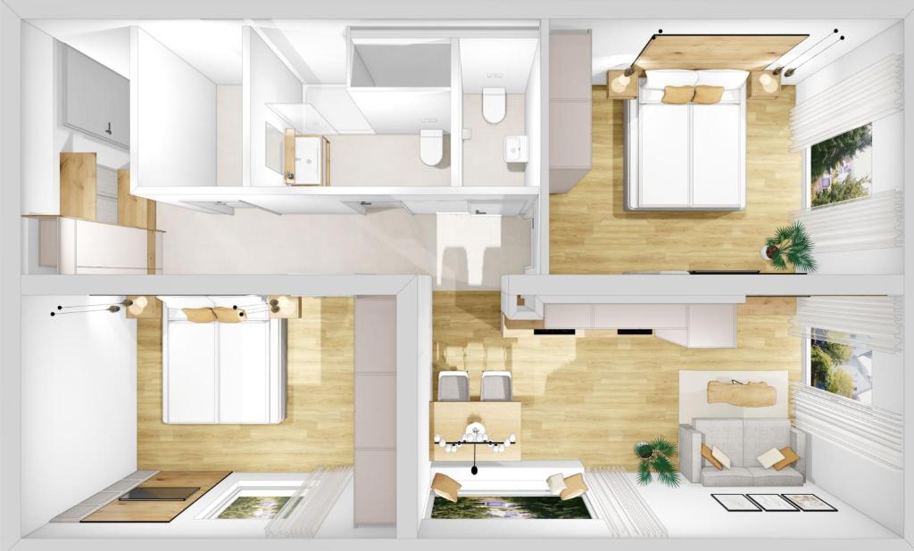 Kuchyň nebo kuchyňský kout v ubytování Arton Lachtal - Apartments Steiermark