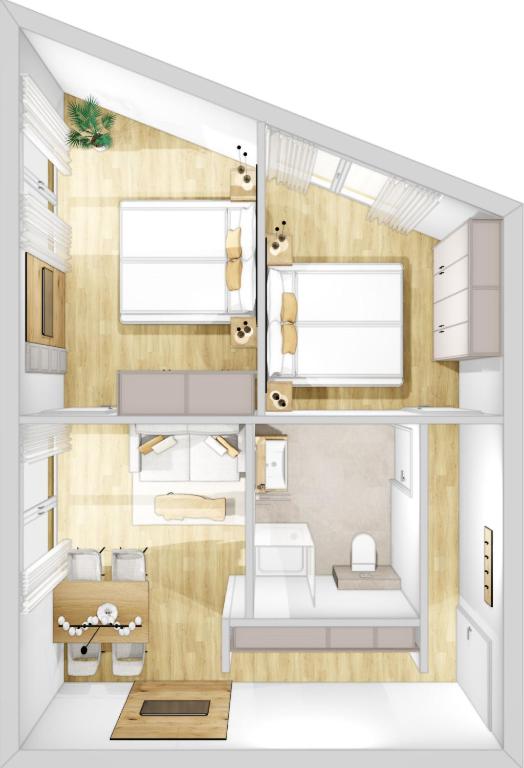Koupelna v ubytování Arton Lachtal - Apartments Steiermark