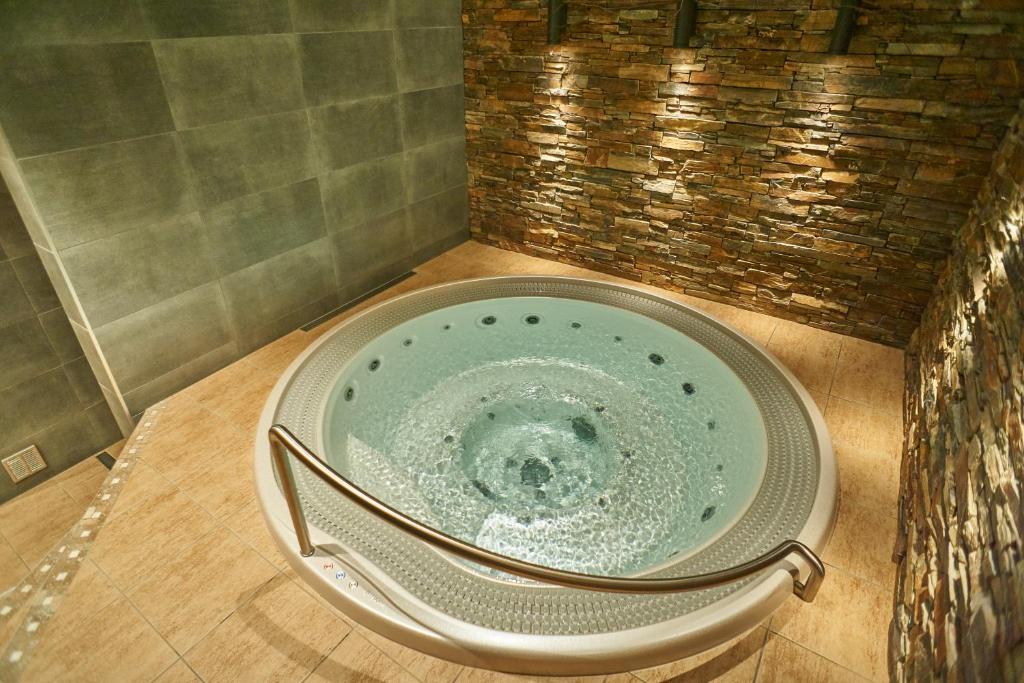 a showerificialificialificialificialificialificialificialificialificialificialificialificialificialificial at Hotel Toč in Lipova Lazne