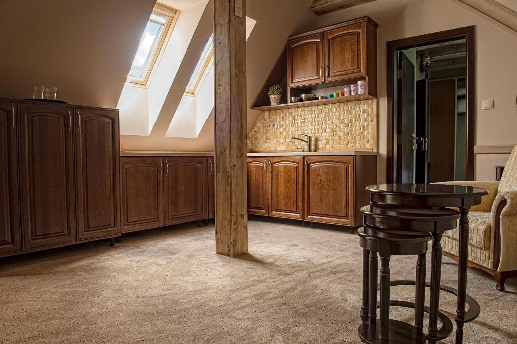 A kitchen or kitchenette at Mountain Resort Ždiar - River