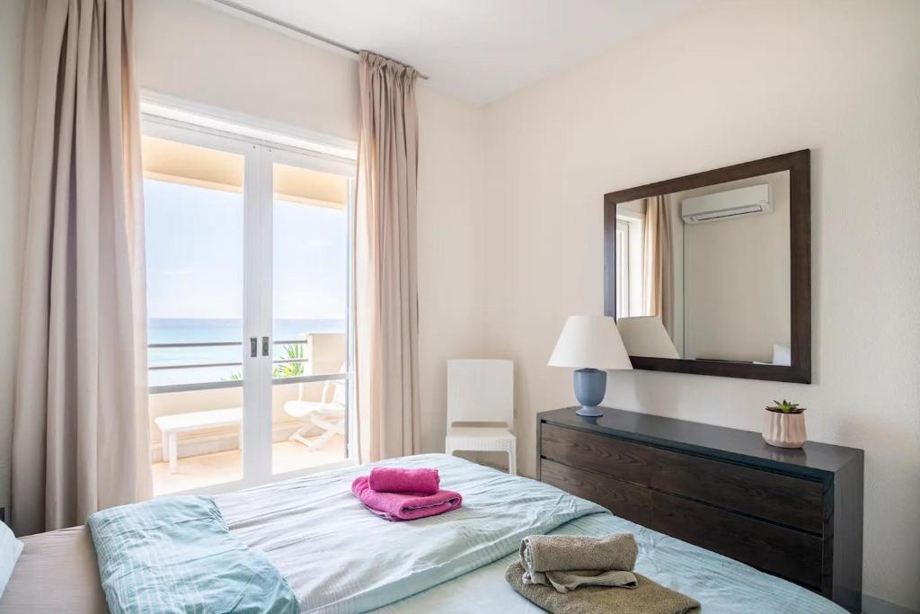 A bed or beds in a room at Agapi mou