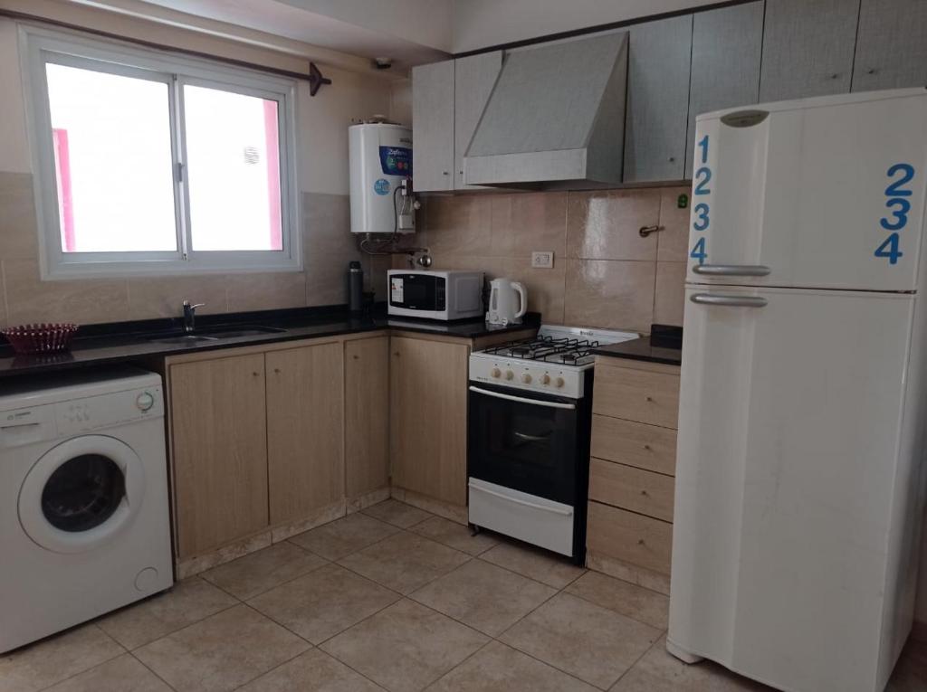 Η κουζίνα ή μικρή κουζίνα στο Departamento Viñas de Cuyo