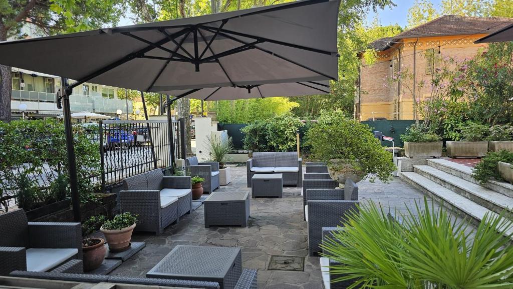Zahrada ubytování Hotel Rosa