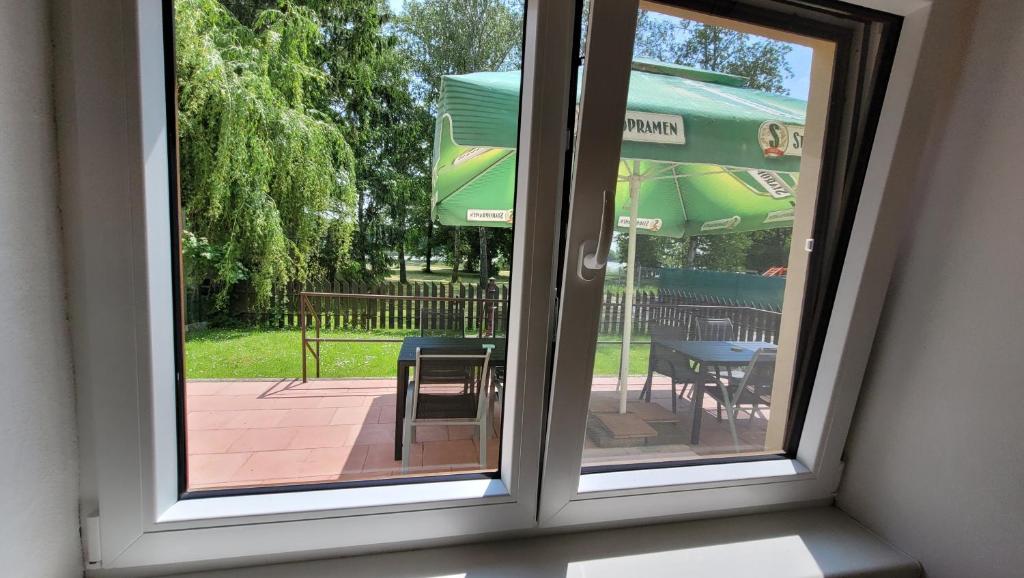 Balkón nebo terasa v ubytování Jihočeská pohoda U pláže