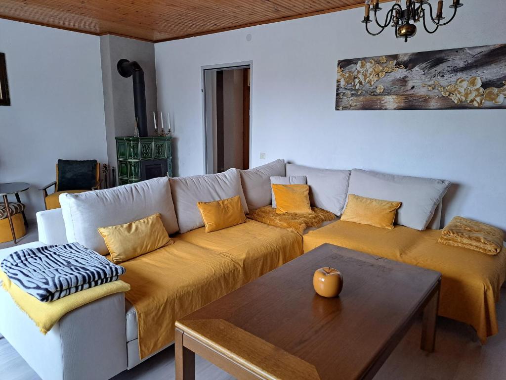 Posezení v ubytování Appartment Resi wohlfühlen und relaxen