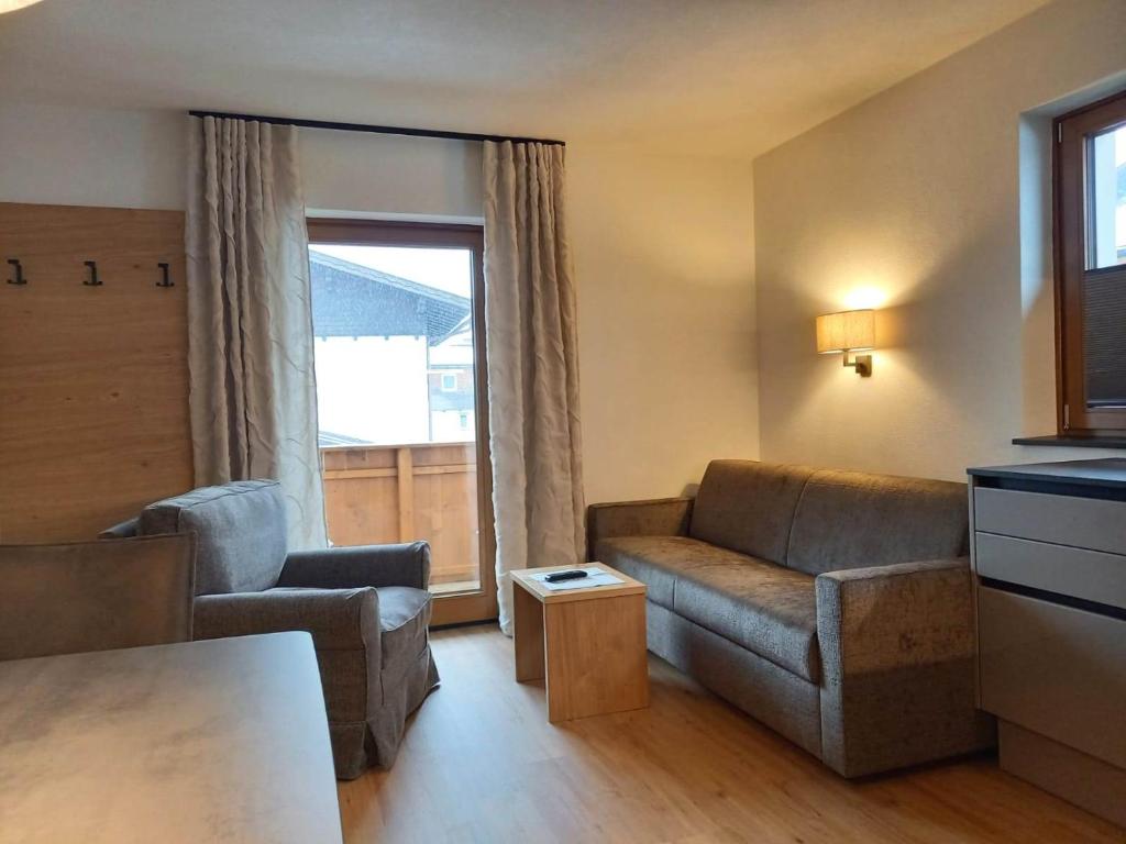 Posezení v ubytování Gästehaus Toferer