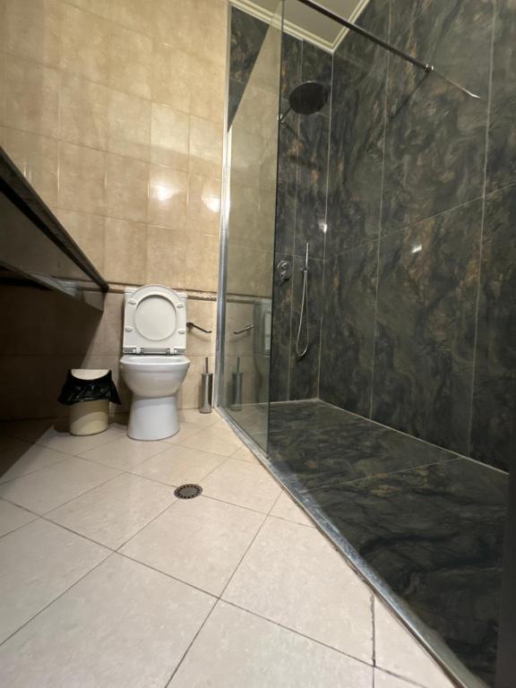 Koupelna v ubytování Hotel Tirona