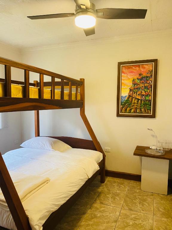 Postel nebo postele na pokoji v ubytování Casa Mano de Tigre