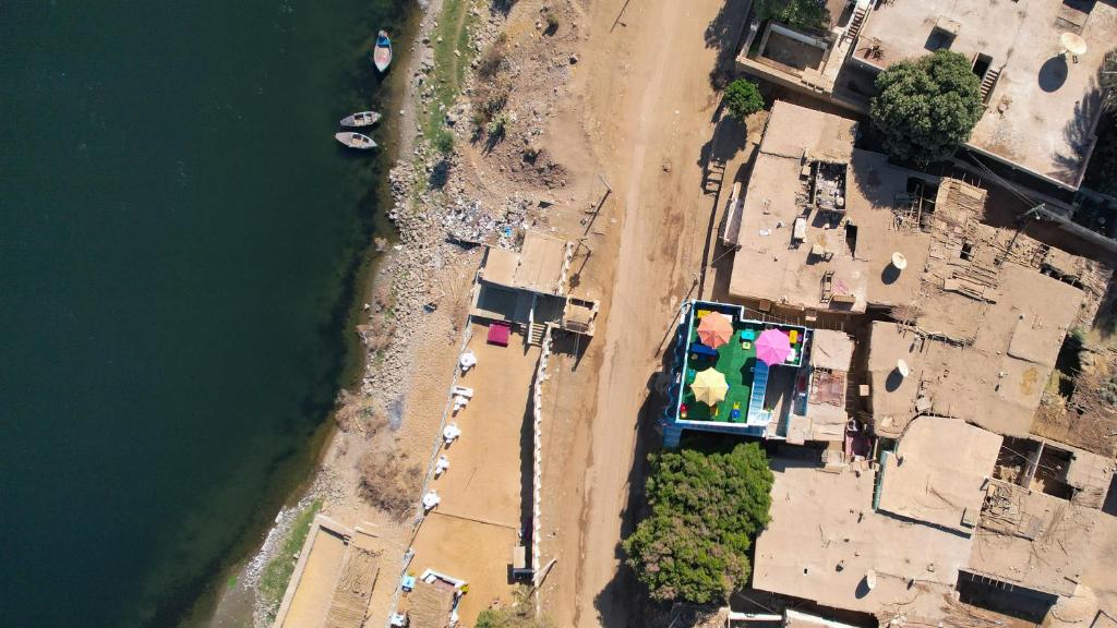 Letecký snímek ubytování Nubian Popeye - Roof top - Nile View