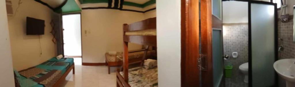 Koupelna v ubytování Vali-Joe Travel Lodge
