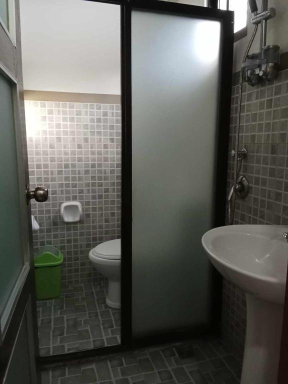 Koupelna v ubytování Vali-Joe Travel Lodge