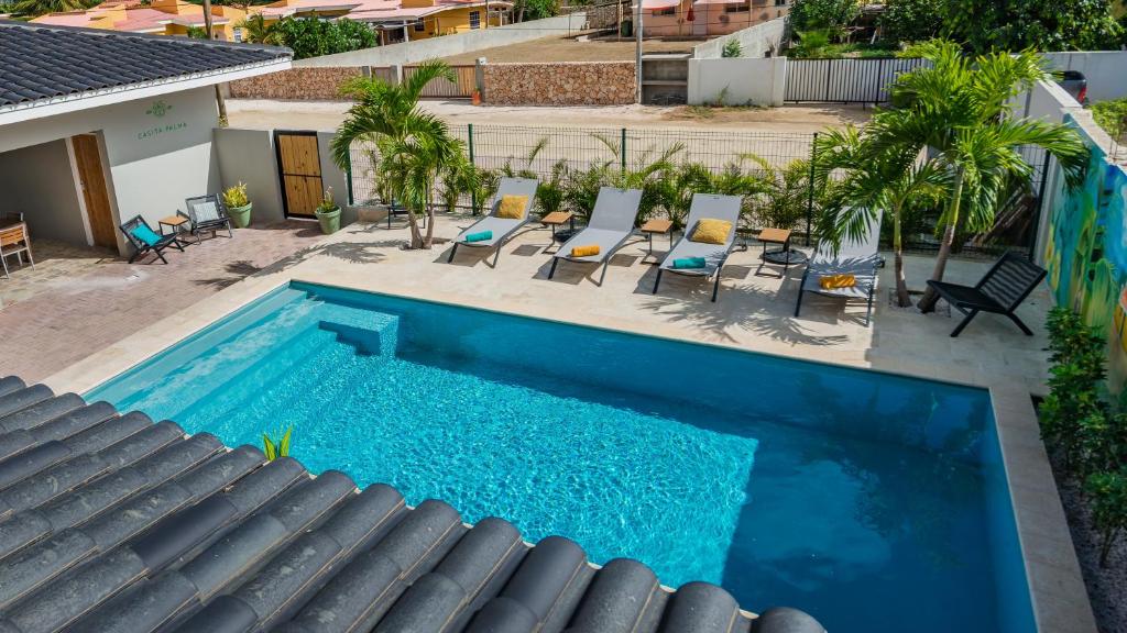 Bazén v ubytování Casita Palma by Boutique Bonaire Unique Resorts nebo v jeho okolí