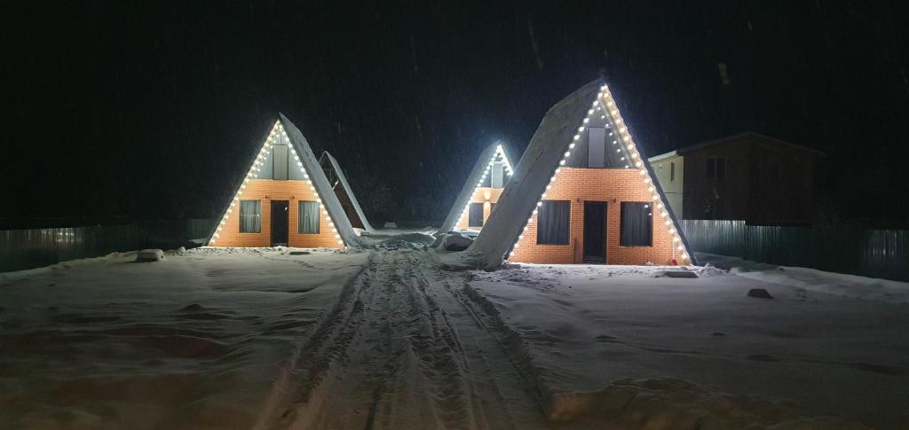 Το Emerald Cottages τον χειμώνα