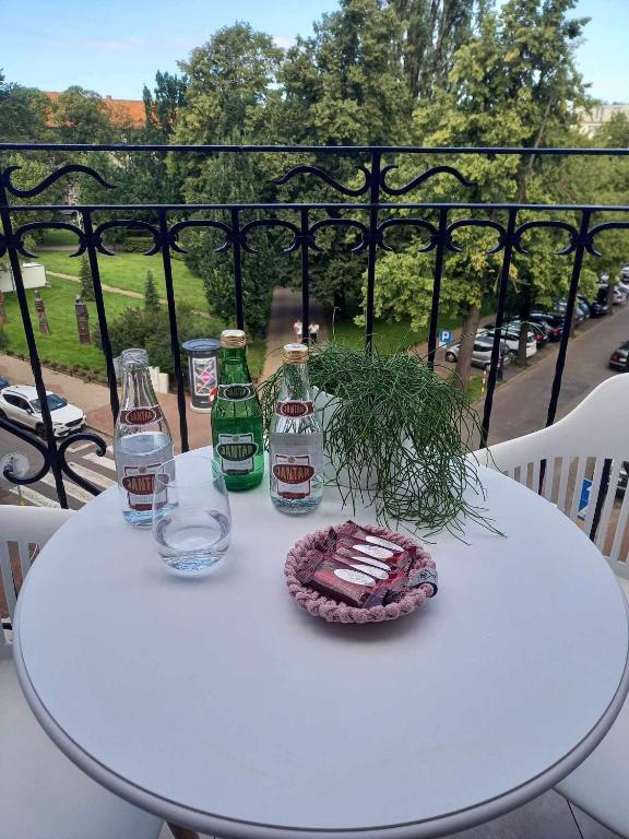 Balkón alebo terasa v ubytovaní ForCity Apartment