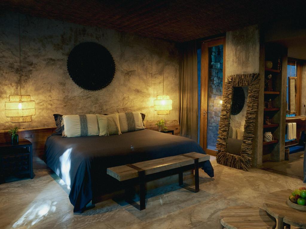 Postel nebo postele na pokoji v ubytování Be Tulum Beach & Spa Resort